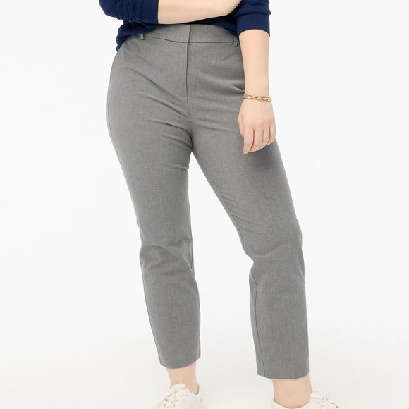 J. Crew Slim Cropped Ruby Pant in Stretch Twill - Picture 4 of 7